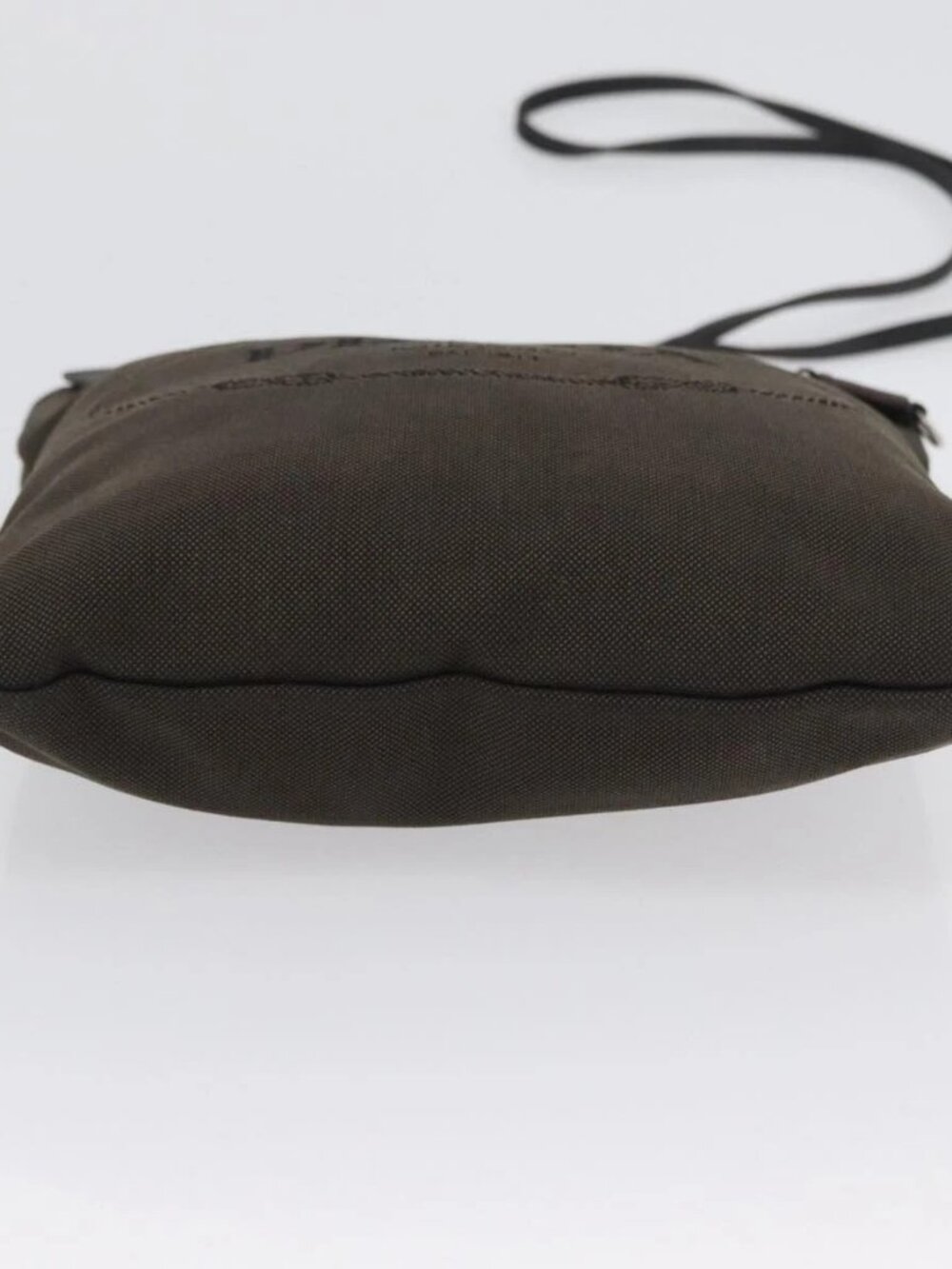 PRADA Shoulder Bag Canvas Brown Silver Auth ka2796 - Picture 5 of 14